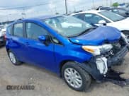 ✅ 2015 Nissan Note S • VIN: 3N1CE2CPXFL444083 • Lot: 42693304. Listed on IAAI with 77,644 mi. Free auction sales archive from the USA and detailed vehicle history report at DreamBid. Image 1.