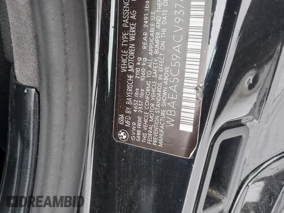 ✅ 2010 BMW 6 Series 650i • VIN: WBAEA5C59ACV93748 • Лот: 85695484. Опубликован ранее на Copart с пробегом Не указан. Бесплатный доступ к архиву аукционных продаж из США и подробный отчёт об истории автомобиля на DreamBid. Изображение 12.