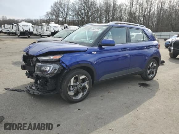 ✅ 2023 Hyundai Venue Limited • VIN: KMHRC8A32PU278595 • Lot: 46461225. Listed on Copart with 2,158 mi. Free auction sales archive from the USA and detailed vehicle history report at DreamBid. Image 1.