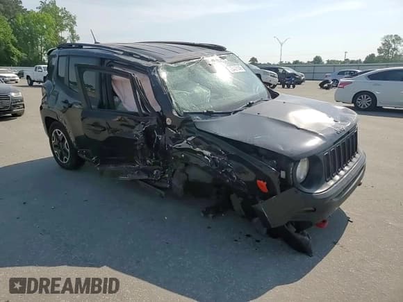 ✅ 2017 Jeep Renegade Trailhawk • VIN: ZACCJBCB6HPF19675 • Lot: 55439145. Listed on Copart with 161,052 mi. Free auction sales archive from the USA and detailed vehicle history report at DreamBid. Image 14.
