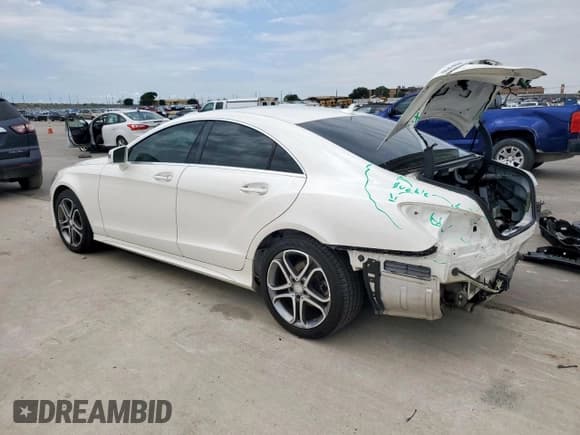 ✅ 2015 Mercedes-Benz CLS 400 • VIN: WDDLJ6FB5FA134260 • Lot: 58567455. Listed on Copart with 56,868 mi. Free auction sales archive from the USA and detailed vehicle history report at DreamBid. Image 2.
