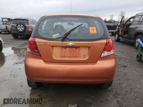 ✅ 2007 Chevrolet Aveo LS • VIN: KL1TD66637B796040 • Лот: 86846904. Опубликован ранее на Copart с пробегом 149 647 миль. Бесплатный доступ к архиву аукционных продаж из США и подробный отчёт об истории автомобиля на DreamBid. Изображение 6.