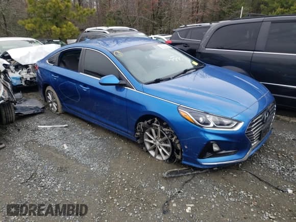 ✅ 2018 Hyundai Sonata SE • VIN: 5NPE24AF3JH599491 • Lot: 42523823. Listed on Copart with 57,664 mi. Free auction sales archive from the USA and detailed vehicle history report at DreamBid. Image 4.