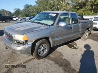 2000 GMC Sierra 1500 SLE with VIN 2GTEC19V3Y1287349, listed as a Copart auction lot 86821195 with 124,295 mi miles and Salvage title. Bid and sale history available at DreamBid. Image 1.