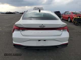 2021 Hyundai Elantra SEL with VIN 5NPLM4AG7MH021344, listed as a Copart auction lot 82106545 with Not provided miles and Salvage title. Bid and sale history available at DreamBid. Image 6.