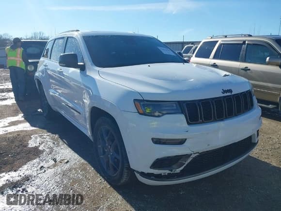 ✅ 2020 Jeep Grand Cherokee Limited X • VIN: 1C4RJFBT0LC408628 • Лот: 41632158. Опубликован ранее на IAAI с пробегом 48 058 миль. Бесплатный доступ к архиву аукционных продаж из США и подробный отчёт об истории автомобиля на DreamBid. Изображение 1.