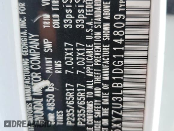 ✅ 2013 Hyundai Santa Fe Sport • VIN: 5XYZU3LB1DG114809 • Лот: 89498595. Опубликован ранее на Copart с пробегом 134 900 миль. Бесплатный доступ к архиву аукционных продаж из США и подробный отчёт об истории автомобиля на DreamBid. Изображение 12.