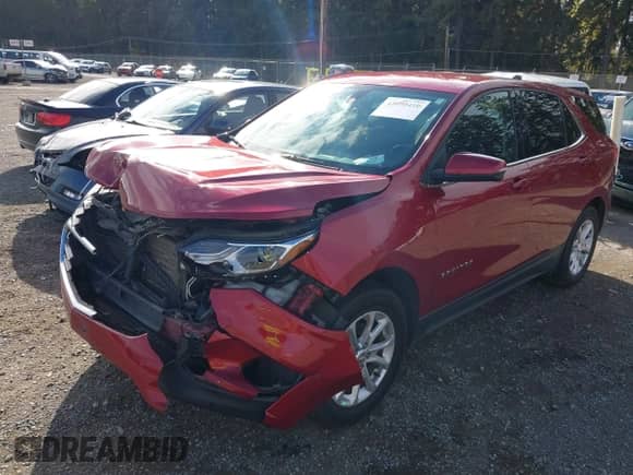 2018 Chevrolet Equinox LT с VIN 3GNAXSEV1JS630322, выставлен на аукционе IAAI как лот 43490410 с пробегом 82 619 миль миль и . История ставок и продаж доступна на DreamBid. Изображение 2.