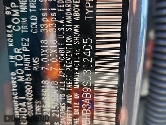 ✅ 2025 Hyundai Kona SEL • VIN: KM8HB3AB9SU312405 • Lot: 90354135. Wystawiony na Copart z przebiegiem 8 373 mil. Bezpłatny archiwum sprzedaży aukcyjnych z USA i szczegółowy raport historii pojazdu na DreamBid. Zdjęcie 13.