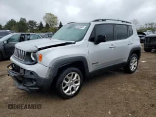 ✅ 2017 Jeep Renegade Latitude • VIN: ZACCJBBB2HPG50054 • Лот: 86458555. Опубликован ранее на Copart с пробегом 55 978 миль. Бесплатный доступ к архиву аукционных продаж из США и подробный отчёт об истории автомобиля на DreamBid. Изображение 1.