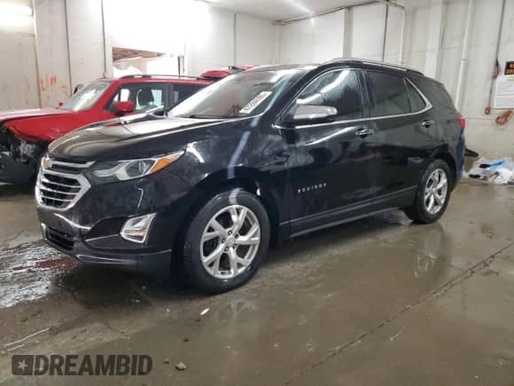 2018 Chevrolet Equinox Premier с VIN 3GNAXPEU2JL181831, выставлен на аукционе Copart как лот 47284595 с пробегом 108 960 миль миль и Списание • Salvage title. История ставок и продаж доступна на DreamBid. Изображение 1.