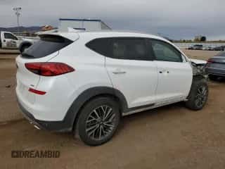 2019 Hyundai Tucson Ultimate z VIN KM8J3CAL8KU840427, wystawiony jako Copart lot #84974425 z przebiegiem 64 879 mil mil oraz Szkoda całkowita • Salvage title. Historia ofert i sprzedaży dostępna na DreamBid. Obrazek 3.