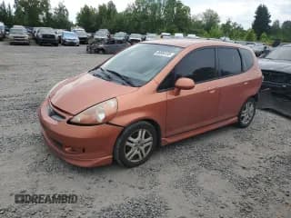 ✅ 2007 Honda Fit Sport • VIN: JHMGD38687S008812 • Lot: 66856135. Listed on Copart with 210,148 mi. Free auction sales archive from the USA and detailed vehicle history report at DreamBid. Image 1.