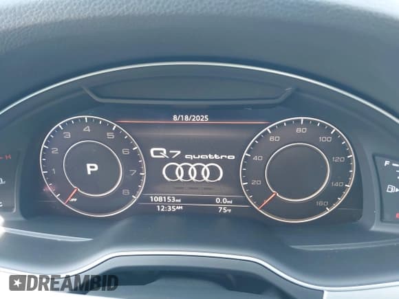 ✅ 2018 Audi Q7 Premium Plus • VIN: WA1LHAF74JD000314 • Lot: 43027709. Wystawiony na IAAI z przebiegiem 108 153 mil. Bezpłatny archiwum sprzedaży aukcyjnych z USA i szczegółowy raport historii pojazdu na DreamBid. Zdjęcie 7.