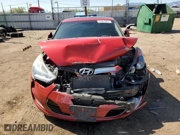 ✅ 2013 Hyundai Veloster w/Black Int • VIN: KMHTC6AD2DU103147 • Lot: 56665685. Listed on Copart with Not provided. Free auction sales archive from the USA and detailed vehicle history report at DreamBid. Image 5.