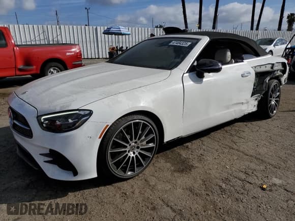 ✅ 2023 Mercedes-Benz E 450 • VIN: W1K1K5JB2PF205845 • Lot: 47484325. Listed on Copart with 17,489 mi. Free auction sales archive from the USA and detailed vehicle history report at DreamBid. Image 1.