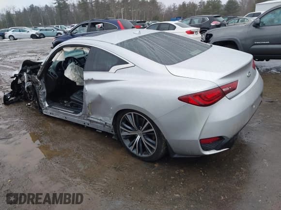 ✅ 2018 Infiniti Q60 Luxe • VIN: JN1EV7EL4JM391184 • Лот: 41688193. Опубликован ранее на IAAI с пробегом 123 925 миль. Бесплатный доступ к архиву аукционных продаж из США и подробный отчёт об истории автомобиля на DreamBid. Изображение 3.