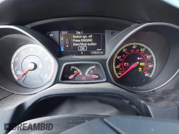 ✅ 2014 Ford Focus ST • VIN: 1FADP3L92EL194888 • Lot: 43176041. Listed on IAAI with 120,629 mi. Free auction sales archive from the USA and detailed vehicle history report at DreamBid. Image 7.