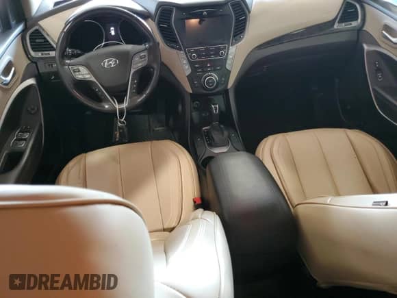 2017 Hyundai Santa Fe 2.0T with VIN 5XYZUDLA4HG478449, listed as a Copart auction lot 80158215 with 130,566 mi miles and Clean title. Bid and sale history available at DreamBid. Image 8.