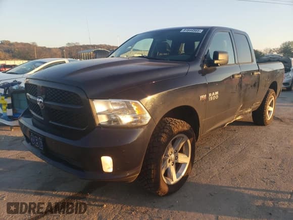 ✅ 2014 Ram 1500 Express • VIN: 1C6RR6FT9ES310717 • Lot: 91644565. Listed on Copart with 188,068 mi. Free auction sales archive from the USA and detailed vehicle history report at DreamBid. Image 1.