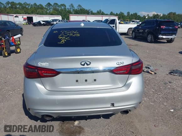 ✅ 2019 Infiniti Q50 Luxe • VIN: JN1EV7AP0KM518412 • Lot: 43163420. Listed on IAAI with 113,121 mi. Free auction sales archive from the USA and detailed vehicle history report at DreamBid. Image 15.