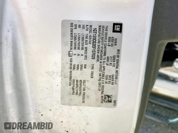 ✅ 2014 GMC Sierra 2500HD SLE • VIN: 1GT120CG2EF137629 • Лот: 62912675. Опубликован ранее на Copart с пробегом 188 833 миль. Бесплатный доступ к архиву аукционных продаж из США и подробный отчёт об истории автомобиля на DreamBid. Изображение 12.