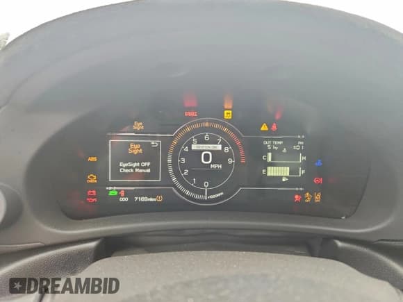 ✅ 2025 Subaru BRZ Limited • VIN: JF1ZDBE18S9700801 • Lot: 95340085. Listed on Copart with 7,169 mi. Free auction sales archive from the USA and detailed vehicle history report at DreamBid. Image 9.