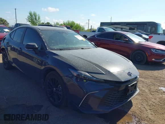 2025 Toyota Camry LE с VIN 4T1DAACK2SU609633, выставлен на аукционе IAAI как лот 43023203 с пробегом 7 512 миль миль и . История ставок и продаж доступна на DreamBid. Изображение 1.