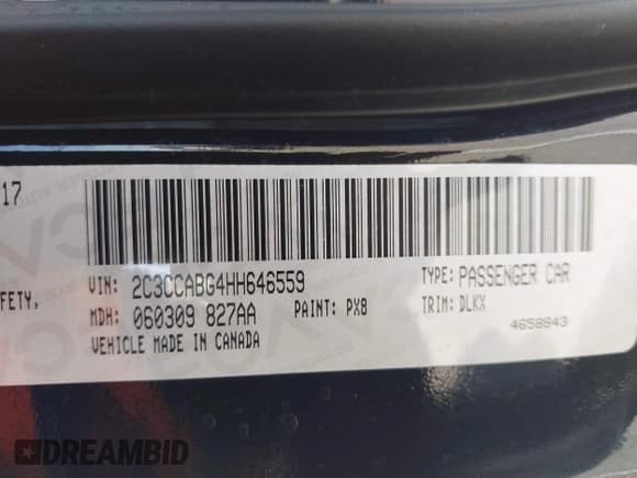 ✅ 2017 Chrysler 300 S • VIN: 2C3CCABG4HH646559 • Lot: 42316496. Listed on IAAI with Not provided. Free auction sales archive from the USA and detailed vehicle history report at DreamBid. Image 9.