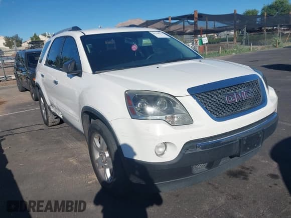 ✅ 2012 GMC Acadia SL • VIN: 1GKKRNED1CJ393341 • Lot: 43758520. Wystawiony na IAAI z przebiegiem 120 291 mil. Bezpłatny archiwum sprzedaży aukcyjnych z USA i szczegółowy raport historii pojazdu na DreamBid. Zdjęcie 1.