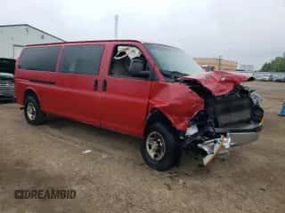 2008 Chevrolet Express Passenger с VIN 1GAHG39K081233539, выставлен на аукционе Copart как лот 65804374 с пробегом 407 232 миль миль и Списание • Salvage title. История ставок и продаж доступна на DreamBid. Изображение 4.