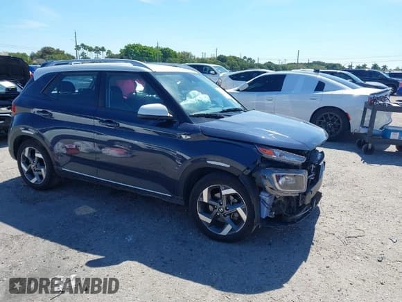 ✅ 2023 Hyundai Venue SEL • VIN: KMHRC8A34PU232220 • Lot: 41699038. Listed on IAAI with 40,759 mi. Free auction sales archive from the USA and detailed vehicle history report at DreamBid. Image 1.