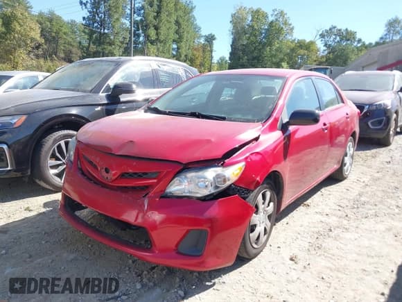 ✅ 2012 Toyota Corolla L • VIN: 2T1BU4EE4CC850863 • Lot: 43359542. Listed on IAAI with 159,303 mi. Free auction sales archive from the USA and detailed vehicle history report at DreamBid. Image 2.