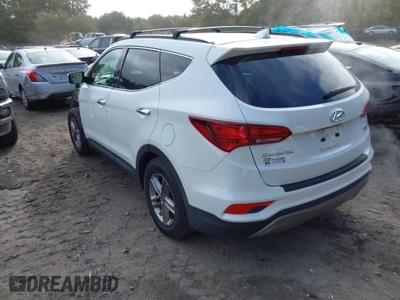 ✅ 2017 Hyundai Santa Fe 2.4L • VIN: 5NMZUDLB1HH002299 • Lot: 43256960. Listed on IAAI with 95,485 mi. Free auction sales archive from the USA and detailed vehicle history report at DreamBid. Image 3.