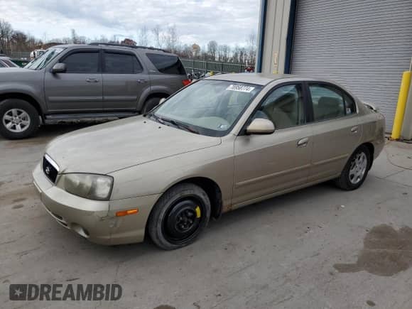 2002 Hyundai Elantra GLS z VIN KMHDN45D02U461423, wystawiony jako Copart lot #78958774 z przebiegiem 175 810 mil mil oraz Czysty tytuł • Clean title. Historia ofert i sprzedaży dostępna na DreamBid. Obrazek 1.