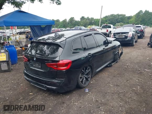 ✅ 2021 BMW X3 M • VIN: 5YMTS0C09M9E42418 • Lot: 39904954. Listed on IAAI with Not provided. Free auction sales archive from the USA and detailed vehicle history report at DreamBid. Image 4.