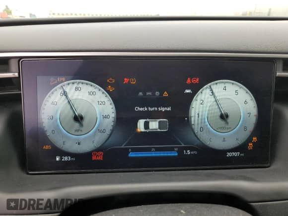 2023 Hyundai Santa Cruz Night Edition с VIN 5NTJCDAF1PH063905, выставлен на аукционе Copart как лот 81644144 с пробегом 20 707 миль миль и Списание • Salvage title. История ставок и продаж доступна на DreamBid. Изображение 9.