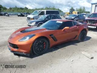 2015 Chevrolet Corvette Z06 2LZ with VIN 1G1YR2D64F5606571, listed as a Copart auction lot 68021634 with 16,188 mi miles and Clean title. Bid and sale history available at DreamBid. Image 1.
