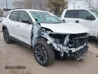 2025 Chevrolet Equinox FWD RS с VIN 3GNAXLEG5SL215460, выставлен на аукционе IAAI как лот 41701781 с пробегом 4 274 миль миль и . История ставок и продаж доступна на DreamBid. Изображение 1.