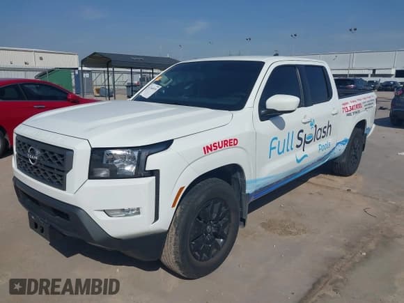 ✅ 2024 Nissan Frontier SV • VIN: 1N6ED1FJ9RN651348 • Lot: 41764980. Listed on IAAI with 12,309 mi. Free auction sales archive from the USA and detailed vehicle history report at DreamBid. Image 2.