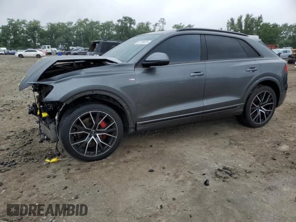 ✅ 2019 Audi Q8 Premium Plus • VIN: WA1EVAF17KD036884 • Lot: 61718525. Listed on Copart with 82,449 mi. Free auction sales archive from the USA and detailed vehicle history report at DreamBid. Image 1.