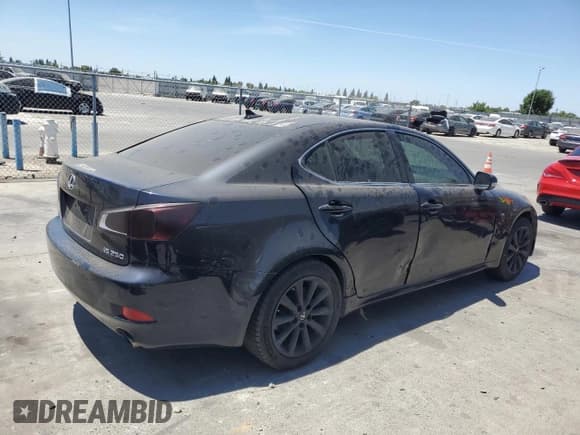 ✅ 2010 Lexus IS 250 • VIN: JTHBF5C21A5124105 • Lot: 61982115. Listed on Copart with 253,401 mi. Free auction sales archive from the USA and detailed vehicle history report at DreamBid. Image 3.