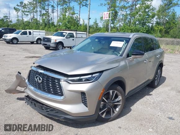 ✅ 2024 Infiniti QX60 Luxe • VIN: 5N1DL1FR6RC343763 • Lot: 42686502. Listed on IAAI with 3,791 mi. Free auction sales archive from the USA and detailed vehicle history report at DreamBid. Image 19.