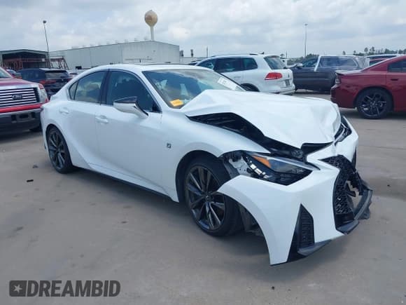 ✅ 2023 Lexus IS 350 F Sport • VIN: JTHGZ1B26P5071871 • Лот: 42103497. Опубликован ранее на IAAI с пробегом 16 456 миль. Бесплатный доступ к архиву аукционных продаж из США и подробный отчёт об истории автомобиля на DreamBid. Изображение 1.