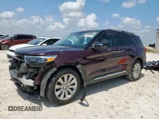 2023 Ford Explorer Limited z VIN 1FMSK7FH6PGA50181, wystawiony jako Copart lot #63042575 z przebiegiem 23 283 mil mil oraz Szkoda całkowita • Salvage title. Historia ofert i sprzedaży dostępna na DreamBid. Obrazek 1.