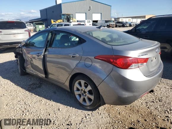 ✅ 2013 Hyundai Elantra GLS • VIN: KMHDH4AE1DU995863 • Lot: 83866015. Listed on Copart with 225,578 mi. Free auction sales archive from the USA and detailed vehicle history report at DreamBid. Image 2.