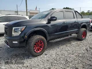 ✅ 2022 Nissan Titan Pro-4X • VIN: 1N6AA1EDXNN101797 • Lot: 66392734. Wystawiony na Copart z przebiegiem 19 523 mil. Bezpłatny archiwum sprzedaży aukcyjnych z USA i szczegółowy raport historii pojazdu na DreamBid. Zdjęcie 1.
