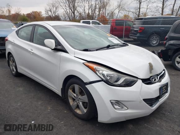 ✅ 2013 Hyundai Elantra GLS • VIN: 5NPDH4AE9DH427777 • Lot: 43629626. Listed on IAAI with 51,204 mi. Free auction sales archive from the USA and detailed vehicle history report at DreamBid. Image 1.