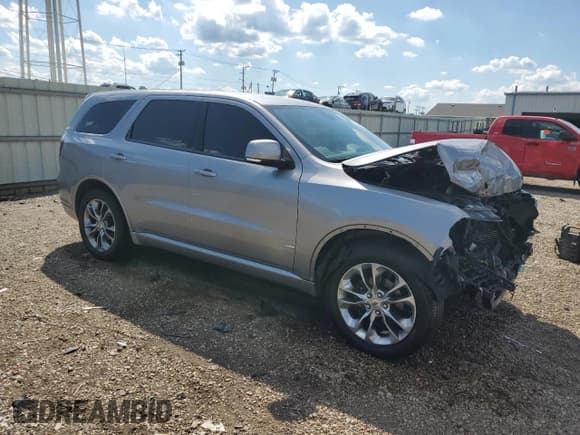 ✅ 2019 Dodge Durango GT Plus • VIN: 1C4RDHDG0KC721308 • Lot: 71004325. Listed on Copart with 51,985 mi. Free auction sales archive from the USA and detailed vehicle history report at DreamBid. Image 4.
