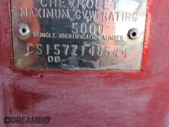 ✅ 1967 Chevrolet Suburban • VIN: CS157Z148544 • Lot: 46602295. Listed on Copart with 7,462 mi. Free auction sales archive from the USA and detailed vehicle history report at DreamBid. Image 14.